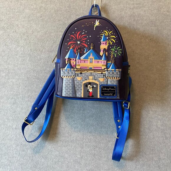Loungefly Disneyland Resort Mickey Mouse, Tink & Sleeping Beauty Castle Backpack main image 6